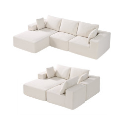 Modulinė L formos sofa-lova...