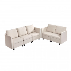 Kampinė sofa-lova su...