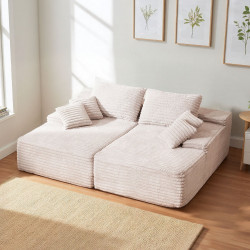 Dvivietė sofa iš velveto,...