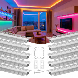 LED juostos profilių...