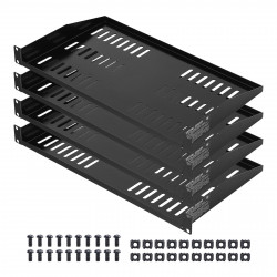 1U serverio lentyna, 4...