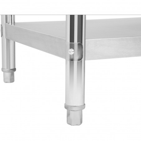 Darbo stalas - 180 x 60 cm - nerūdijantis plienas