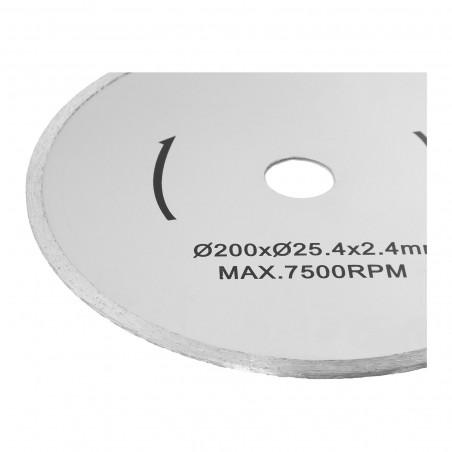 Deimantinis pjovimo diskas 200 mm MSW-TB-200/25