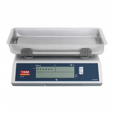 Prekybinės svarstyklės TEM030C - Su kalibracijos sertifikatu | 30 kg/10 g