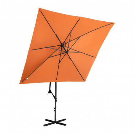 Sodo skėtis - 250x250 cm - oranžinis - UNI-UMBRELLA-SQ250OR