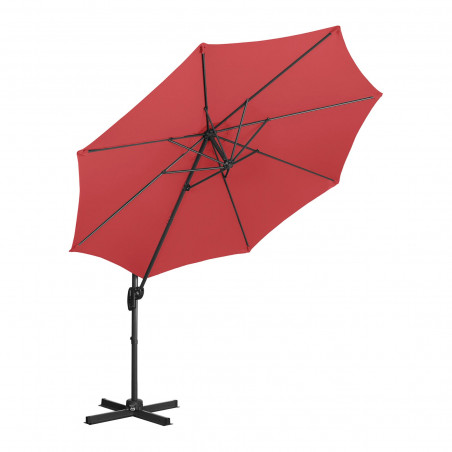 Pakabinamas sodo skėtis - 300 cm - kaštoninis