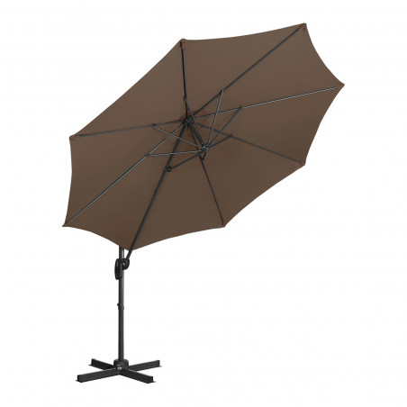 Sodo skėtis - 300 cm - rudas - UNI_UMBRELLA_2R300BR
