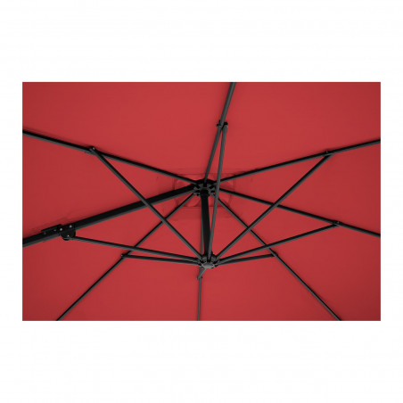 Pakabinamas sodo skėtis - besisukantis - 250 x 250 cm - kaštoninis