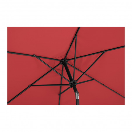 Stovintis sodo skėtis - 300 cm - tamsiai raudonas