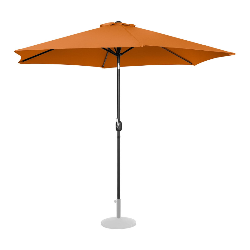 Stovintis sodo skėtis - 300 cm - oranžinis
