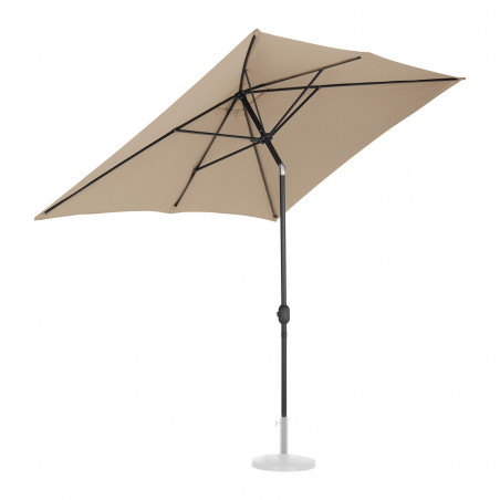 Sodo skėtis - 200x300 cm - smėlio spalvos - UNI-UMBRELLA-TSQ2030TA