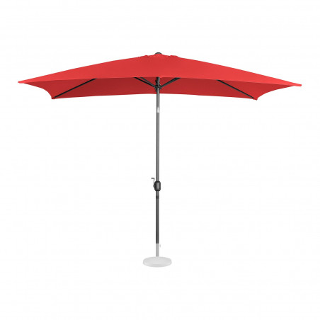 Stovintis sodo skėtis - 200 x 300 cm - pakreipiamas - raudonas