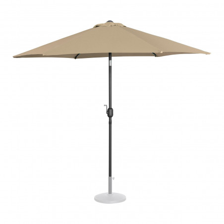 Sodo skėtis - 270 cm - smėlio spalvos