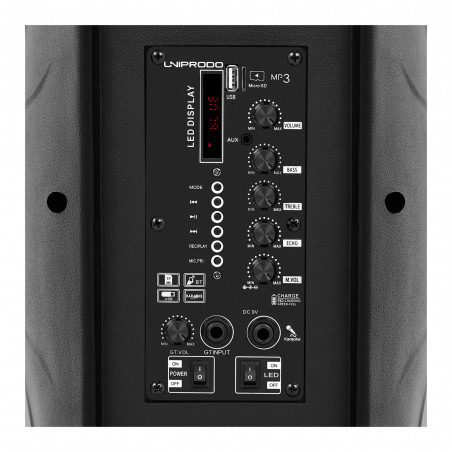 Nešiojama PA sistema - mikrofonas - 15 W CON.PAS8-01