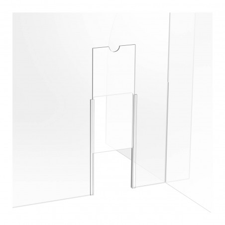 Apsauginė prekystalio sienelė 82x60 cm UNI-PPG04