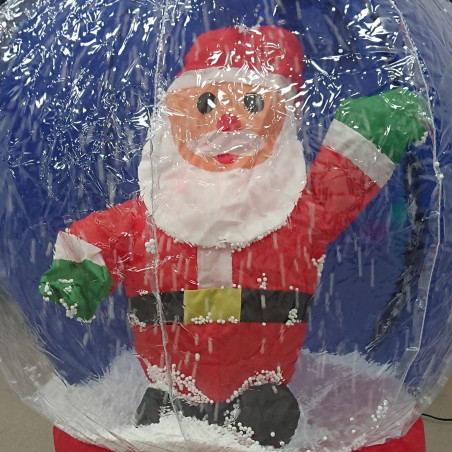 Kalėdų senis su krintančiu sniegu | Kalėdinė dekoracija