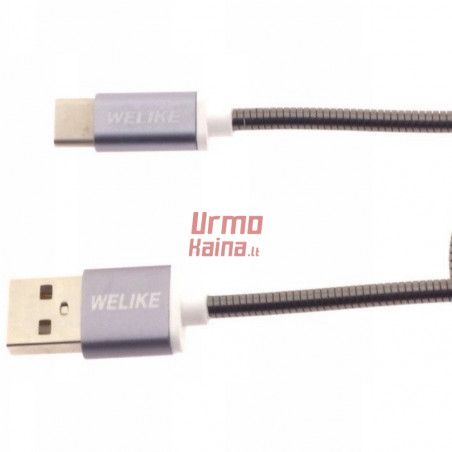 Laidas Type C – USB, 1 m, TLC 02, Metal