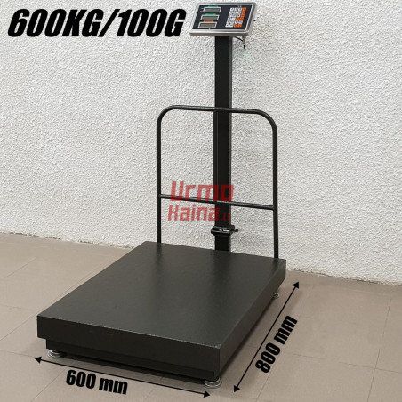 Platforminės svarstyklės 6001AXLFM (600 kg, 80x60)