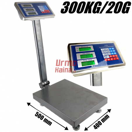 Platforminės svarstyklės 3002BMM (300kg, 50x40)