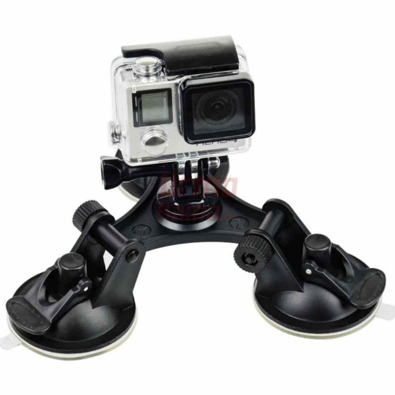 GoPro kameros laikiklis Triple Action Camera Suction Cup Car Mount