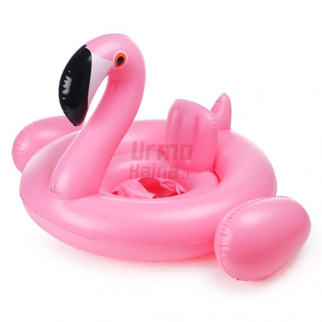 Pripučiamas plaustas, ratas vaikams Flamingas