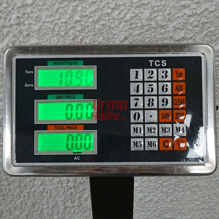 Platforminės svarstyklės 5001BXLFM (500 kg, 80x60)
