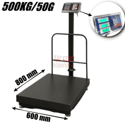 Platforminės svarstyklės 5001BXLFM (500 kg, 80x60)