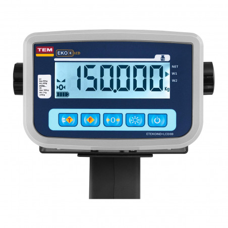 Platforminės svarstyklės LCD035x040150 - Su kalibracijos sertifikatu | 150 kg