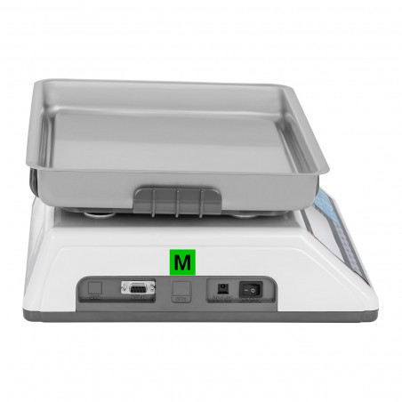 Waga sklepowa - 15 kg / 5 g - LCD - PLU - legalizacja