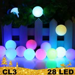 28 LED girlianda burbulai STANDART 2 CL3