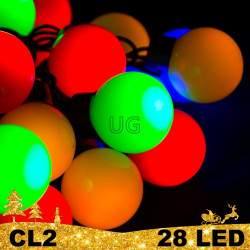 28 LED girlianda burbulai ECO CL2