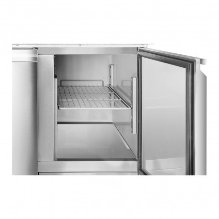 Vitrininis šaldytuvas - Šaldomas stalviršis - 137 x 70 cm
