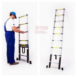 Aliumininės teleskopinės kopėčios WH4.1M WORHAN® 410 cm
