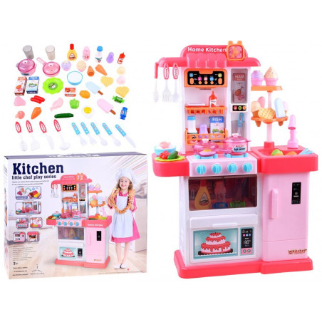 Žaislinė virtuvė vaikams, rožinė