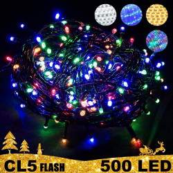 500 LED lempučių girlianda STANDART PLIUS FLASH CL5