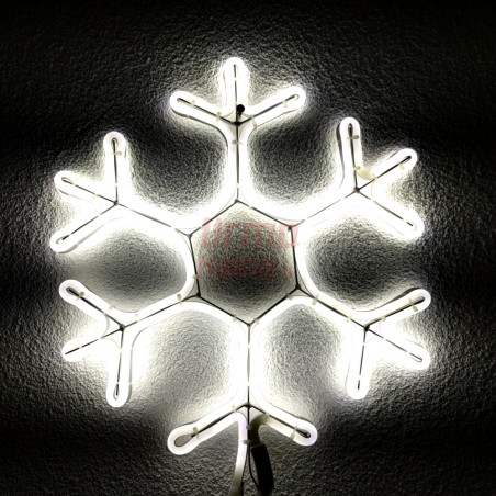 Kalėdinė LED dekoracija Snaigė Neon