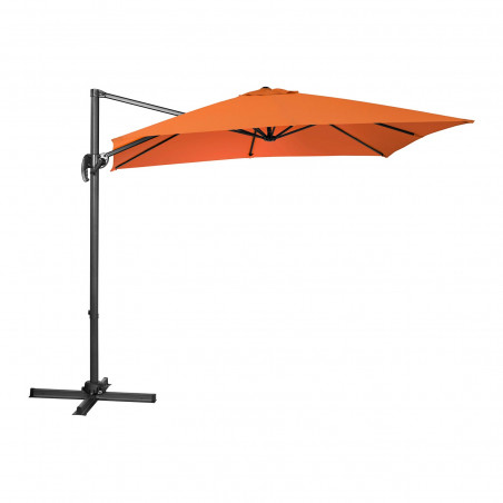Sodo skėtis - 250x250 cm - oranžinis - UNI_UMBRELLA_2SQ250OR