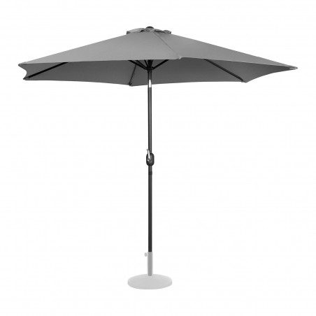 Stovintis sodo skėtis - 300 cm - tamsiai pilkas