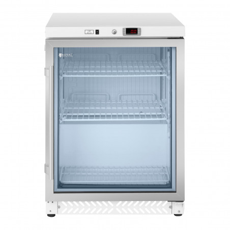 Šaldytuvas su stiklinėmis durelėmis 170 l RCGK-W200