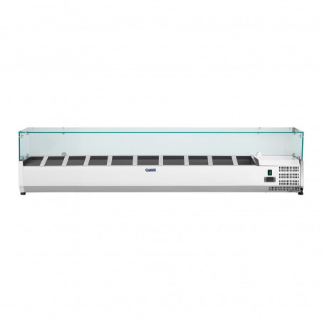 Vitrininė šaldymo spinta RCKV-200/33-10, 201,5x33,5x45,9 cm