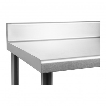 Nerūdijančio plieno stalas - 180x60 cm - 170 kg