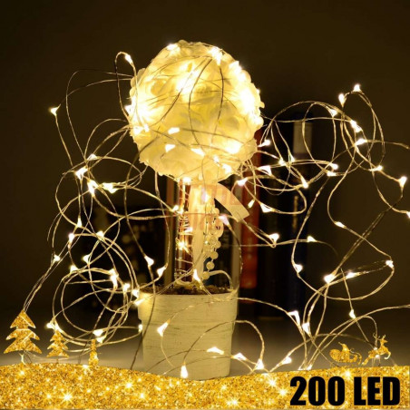 Vielinė 200 LED girlianda