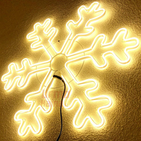 Kalėdinė LED dekoracija Snaigė Neon 70cm CL2