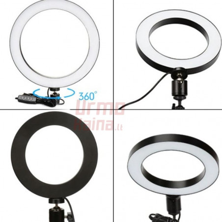 Žiedinė LED lempa LS16 | Makiažo lempa