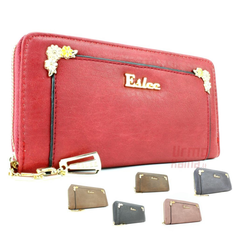 Moteriška odinė piniginė ESLEE F6100