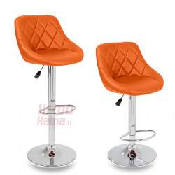 Baro kėdžių komplektas 523B | Kreminės spalvos