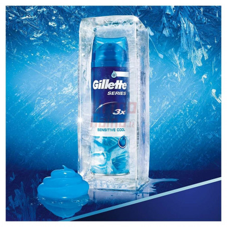 Gillette Series Sensitive Cool skutimosi gelis