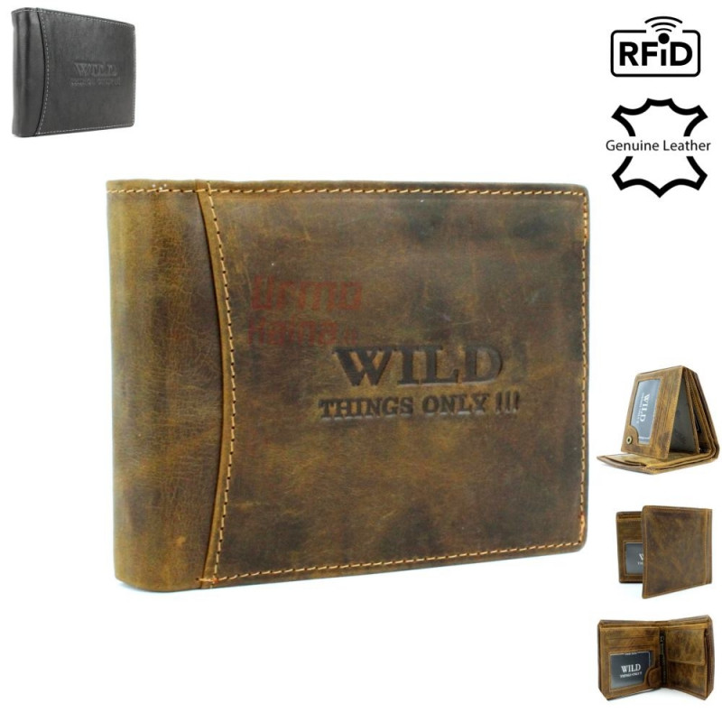 Vyriška odinė piniginė WILD 5501