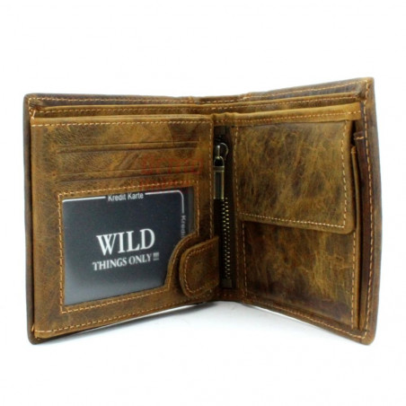 Vyriška odinė piniginė WILD 5501