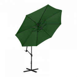 Pakabinamas sodo skėtis - 300 cm - žalias